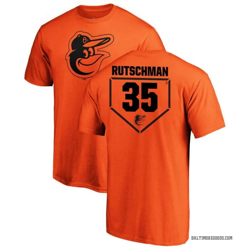 Adley Rutschman Men's Orange Baltimore Orioles RBI T-Shirt -