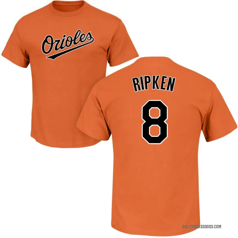 Cal Ripken Men's Orange Baltimore Orioles Roster T-Shirt -