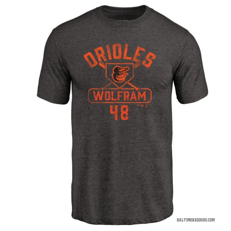 Grant Wolfram Men's Black Baltimore Orioles Base Runner T-Shirt -