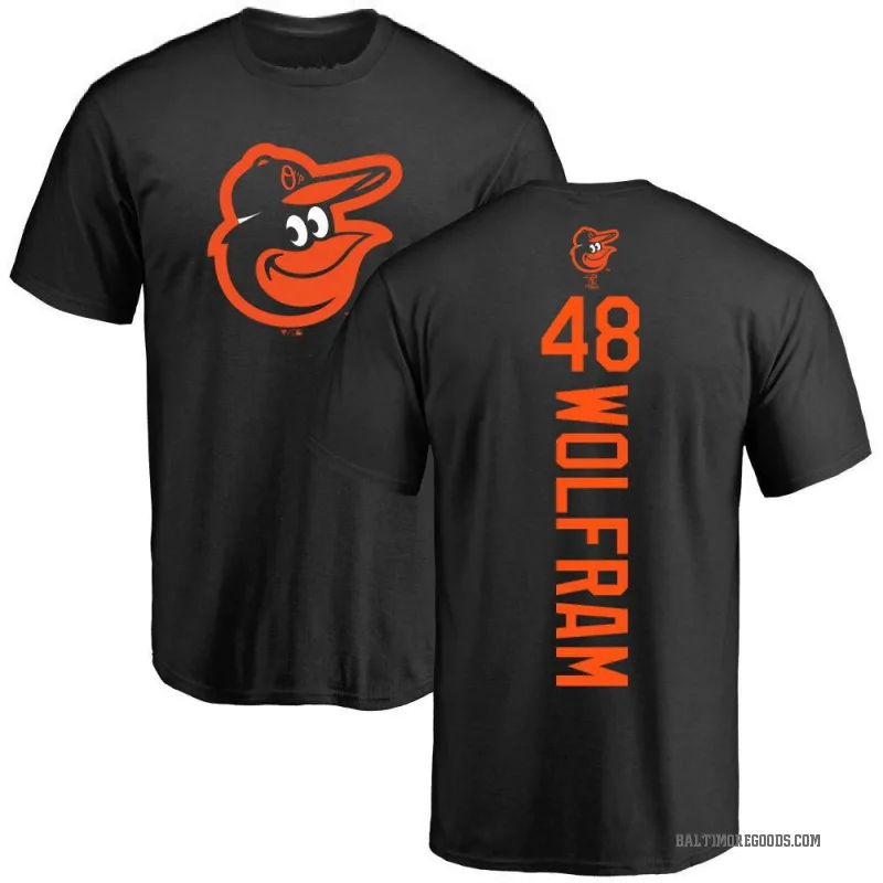 Grant Wolfram Youth Black Baltimore Orioles Backer T-Shirt -