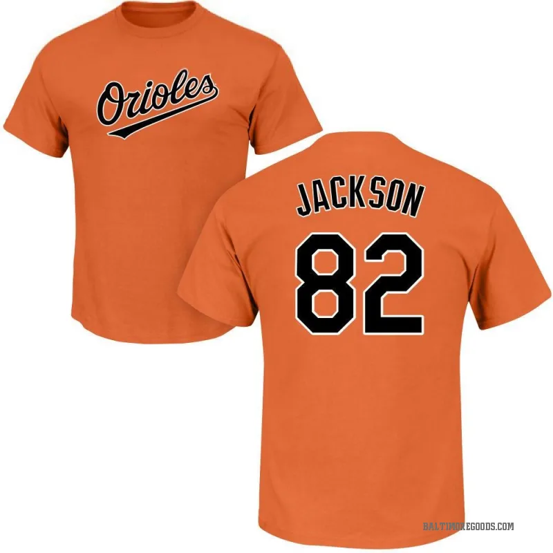 Jeremiah Jackson Men's Orange Baltimore Orioles Roster T-Shirt -