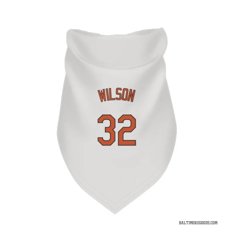 Weston Wilson  White Baltimore Orioles  Cat & Dog Pet Bandana