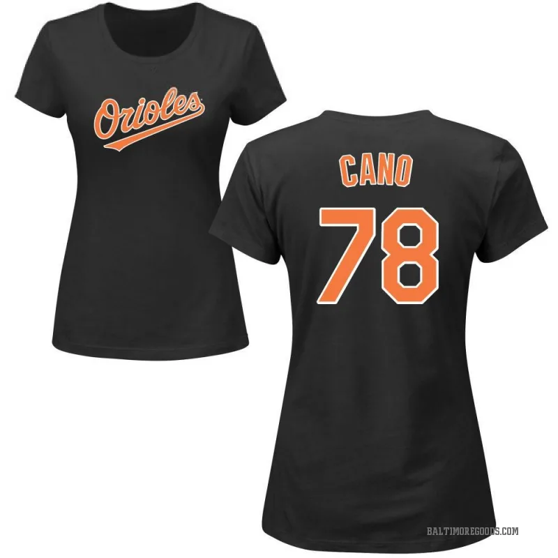 Yennier Cano Women's Black Baltimore Orioles Roster T-Shirt -
